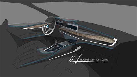 BMW X6 Interior Design Sketch - Car Body Design