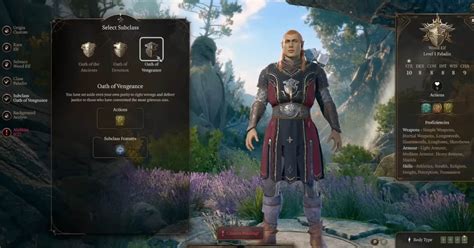 Baldur's Gate 3 Paladin Oath Of Vengeance Build And Subclass Guide