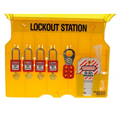 Ideal Four-Station Safety Lockout Station Kit-44-778 - The Home Depot