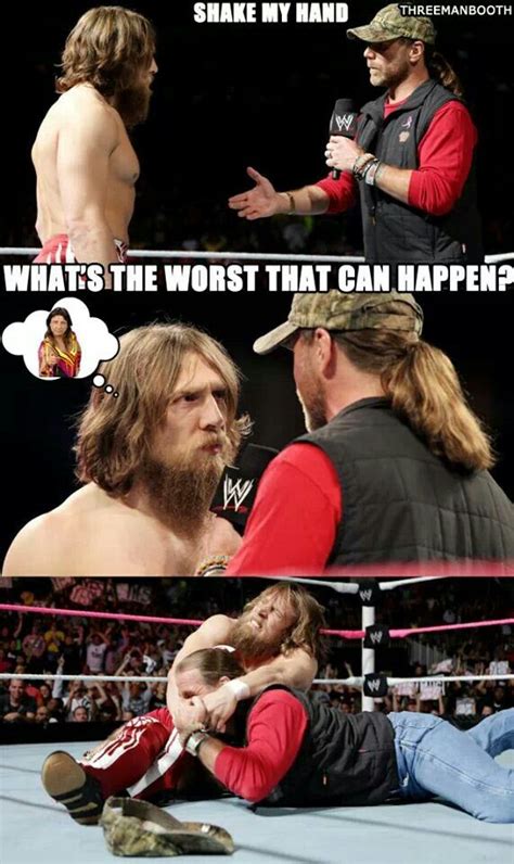 Daniel Bryan & Shawn Michaels #WWE #meme | Wwe funny, Wrestling memes ...