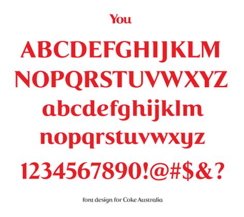 Ian Brignell: Coke Font for a Australia | Share a coke, Coke, Font ...