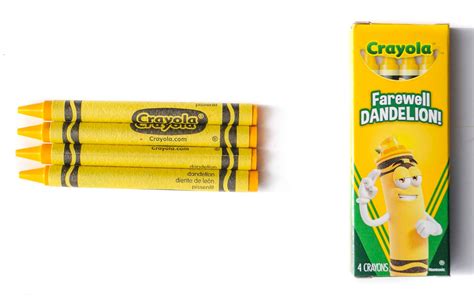 Farewell Dandelion! 4 Count Crayola Box | Jenny's Crayon Collection