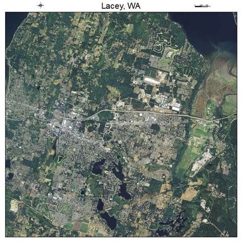 Aerial Photography Map of Lacey, WA Washington