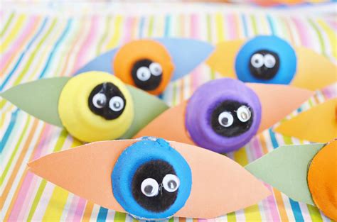 Egg Carton Bug Spring Craft for Kids