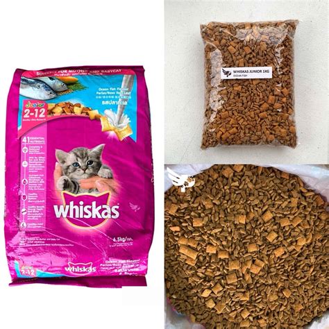 Whiskas Junior 1kg Repacked - for 2-12 months - Ocean Fish Flavour ...