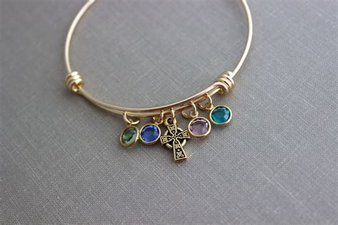 Gold Celtic Irish Cross Bracelet Gold Plated Stainless Steel - Etsy