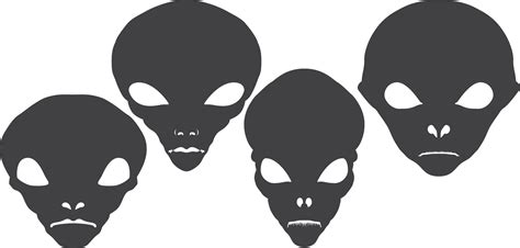 Classic SciFi Alien Vector Set 4 26623921 Vector Art at Vecteezy