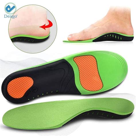 Deago Full Length Orthotic Inserts Shoe Insoles With Arch Support For ...