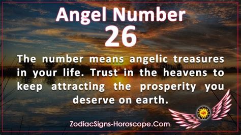 Angel Number 26 Means Angelic Treasures in Your Life | ZSH