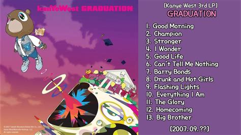 [FULL ALBUM] Kanye West - Graduation (1. Good Morning) - YouTube Music