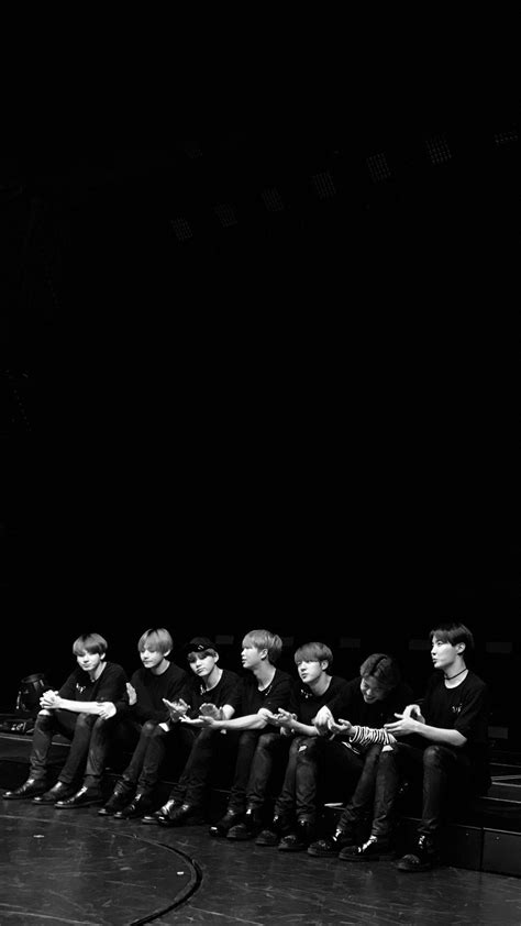 BTS Black and White Wallpapers - Top Free BTS Black and White ...