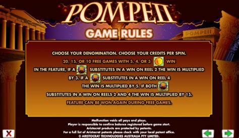 Pompeii Slots by Aristocrat