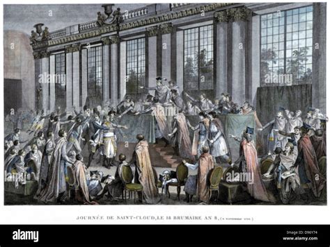 French Revolution of 1789: Coup d'etat of 9 November 1799, the day Stock Photo, Royalty Free ...