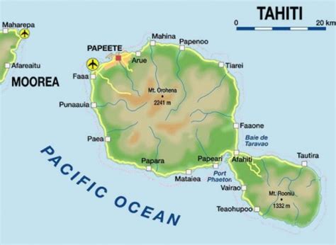 French Polynesia map