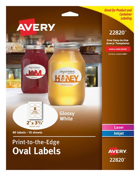 30 Avery Oval Label Template 22804 - Label Design Ideas 2020