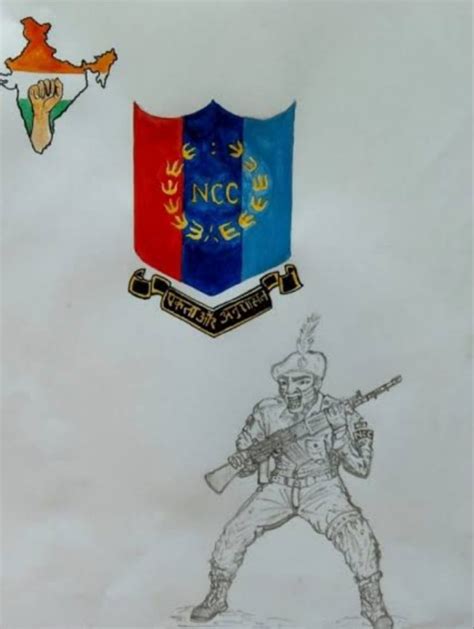 NCC LOGO DRAWING – India NCC