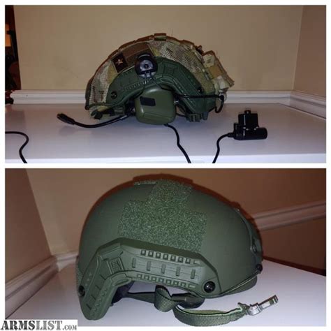 ARMSLIST - For Sale: Level iiia ballistic helmet w/comms