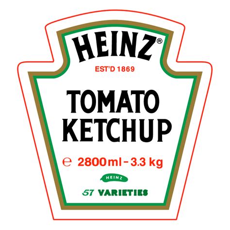 Heinz tomato ketchup (35634) Free EPS, SVG Download / 4 Vector