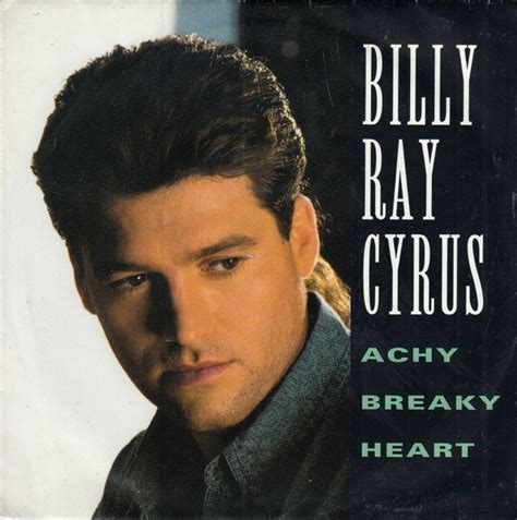 Billy Ray Cyrus – Achy Breaky Heart (1992, Silver Injection Labels ...