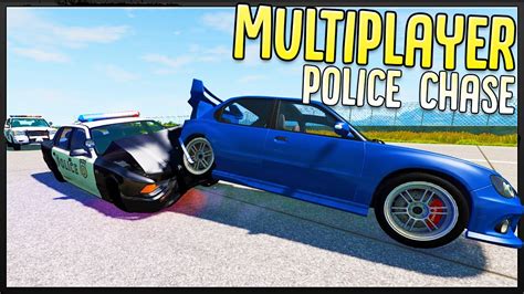 HIGH SPEED MULTIPLAYER POLICE CHASE DESTRUCTION - BeamNG Drive ...