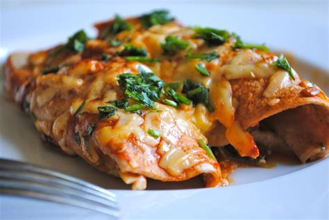 Spicy Chicken and Spinach Enchiladas | Bev Cooks