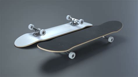 Skateboard - High Quality Realistic Skateboard 3D model | CGTrader