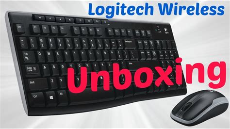 Logitech Wireless Desktop MK270 Deutsch - Unboxing - YouTube