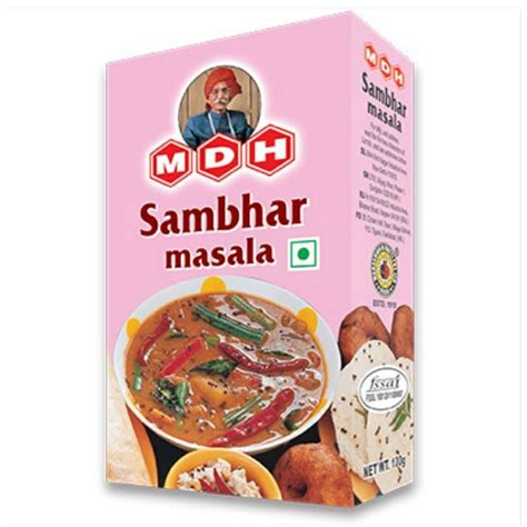 MDH Sambhar Masala | spices blend for south Indian curry (100g) | Shopee Philippines