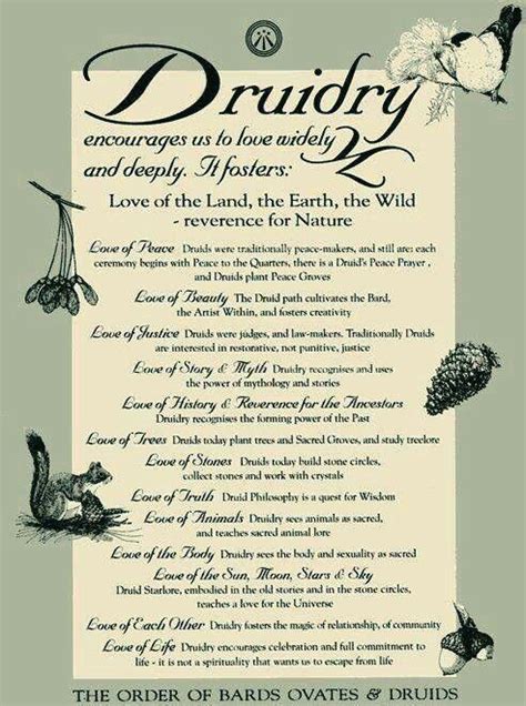 Druidry: Aims, Statements of Faith and Purpose | Druid, Celtic druids ...