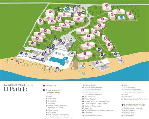 Resort Map | Bahia Principe Grand El Portillo | Samana, D.R.