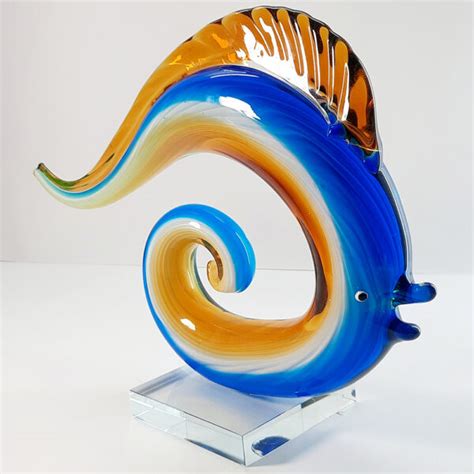 Large Modern Abstract Fish Sculpture