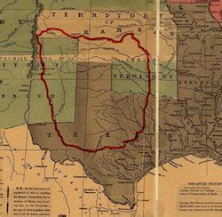 Comanche Tribe Map