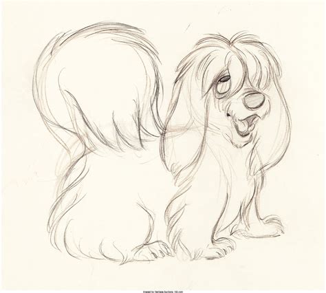 Lady and the Tramp Peg Animation Drawing (Walt Disney, 1955) | Animated drawings, Disney ...