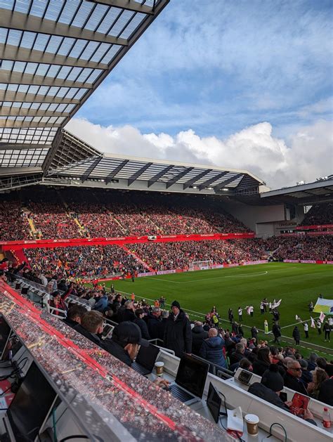 New Anfield Road stand finally looking full. Image credit to Neil Jones : r/LiverpoolFC