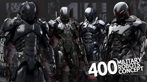 ArtStation - 400 Military Robot Concept _ VOL 2 _ Character Reference ...