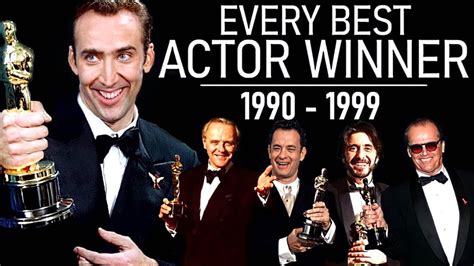 OSCARS : Best Actor (1990-1999) - TRIBUTE VIDEO - YouTube