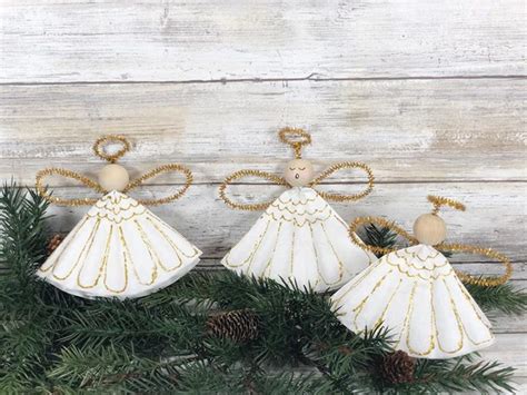 Coffee Filter Angels Christmas Ornament Craft