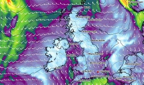 UK weather warning: Snow and violent winds till MARCH Polar vortex to ...