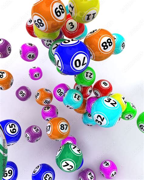 a set of colouored bingo balls Stock Illustration | Adobe Stock