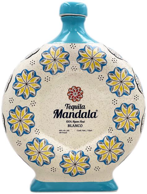 Tequila Mandala Blanco 1L Ceramic Bottle - Old Town Tequila