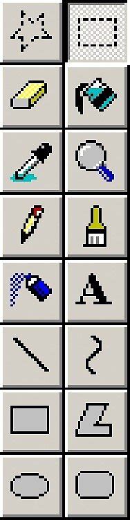 "MS Paint Tools" by EstefyD | Redbubble