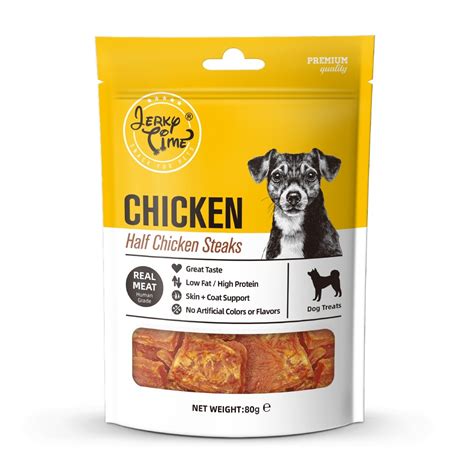 Jerky Time Dried Half Chicken Steaks for Dogs 80g (JT812401) NEW | Starpet – Distributor of Pet ...