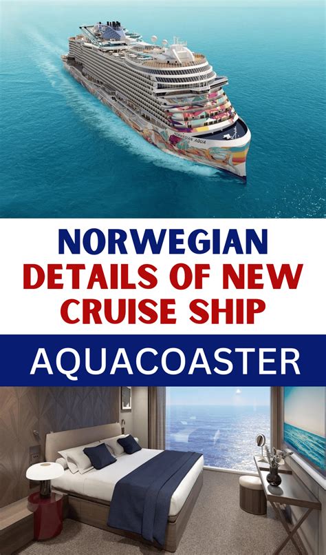 Norwegian Aqua Details, Itineraries, Water Coaster