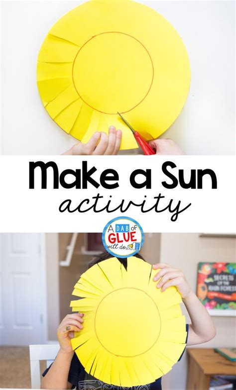 Make a Sun Scissor Skills Activity | Weather activities preschool, Fine ...