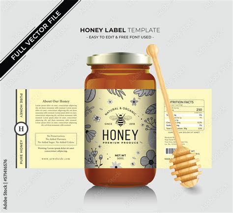 Honey Bottle Design