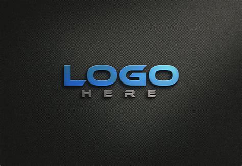 Metallic Logo Mockup Free Download - psd mockup download