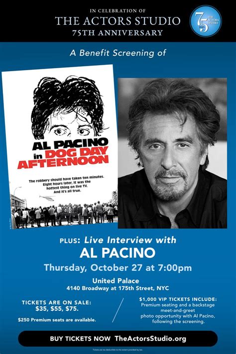 Al Pacino on the 75th Anniversary of The Actor's Studio | All Of It | WNYC