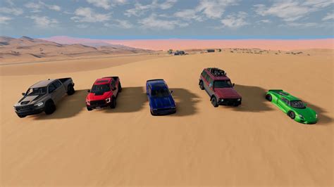 Beamng Drive - Epic Battle on 'Sand Map Adventure!' - YouTube