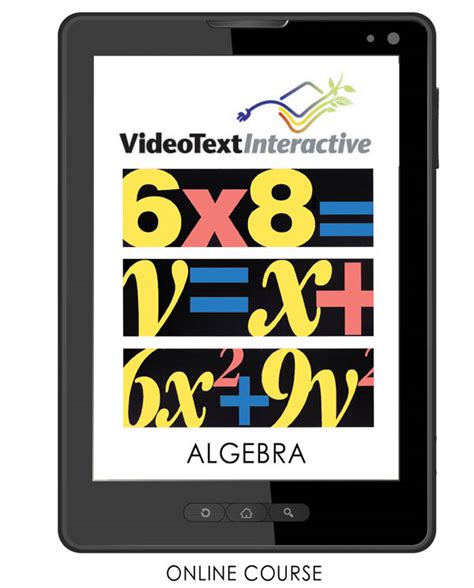 Algebra Complete Online Course | VideoText Interactive