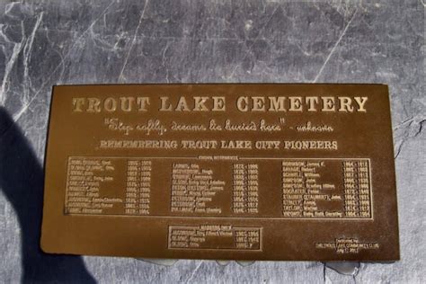 Trout Lake Cemetery - Heritage BC